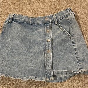 SO girls mini denim skort